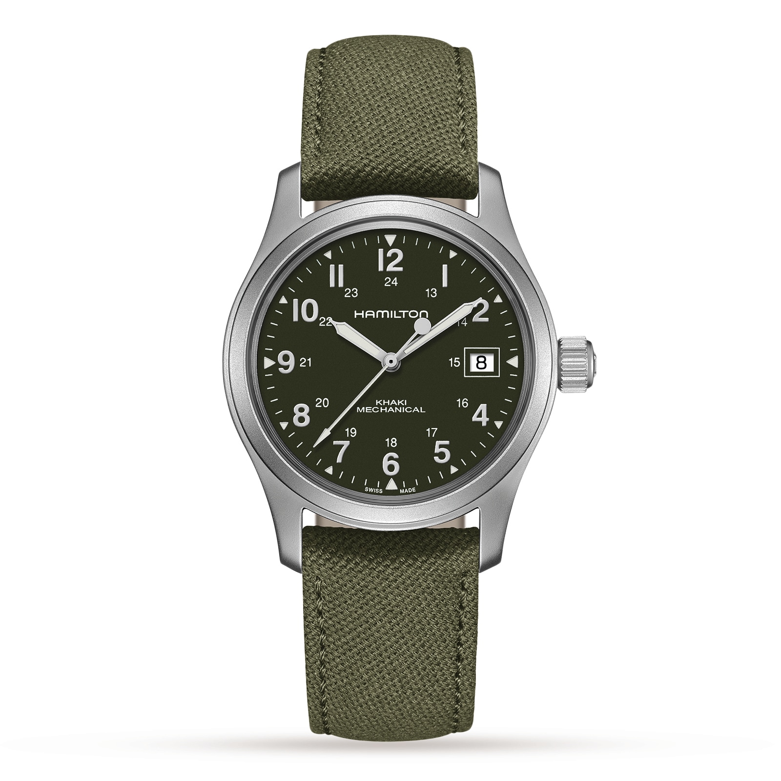 Khaki Field Mechanical 38mm Mens Watch Green image