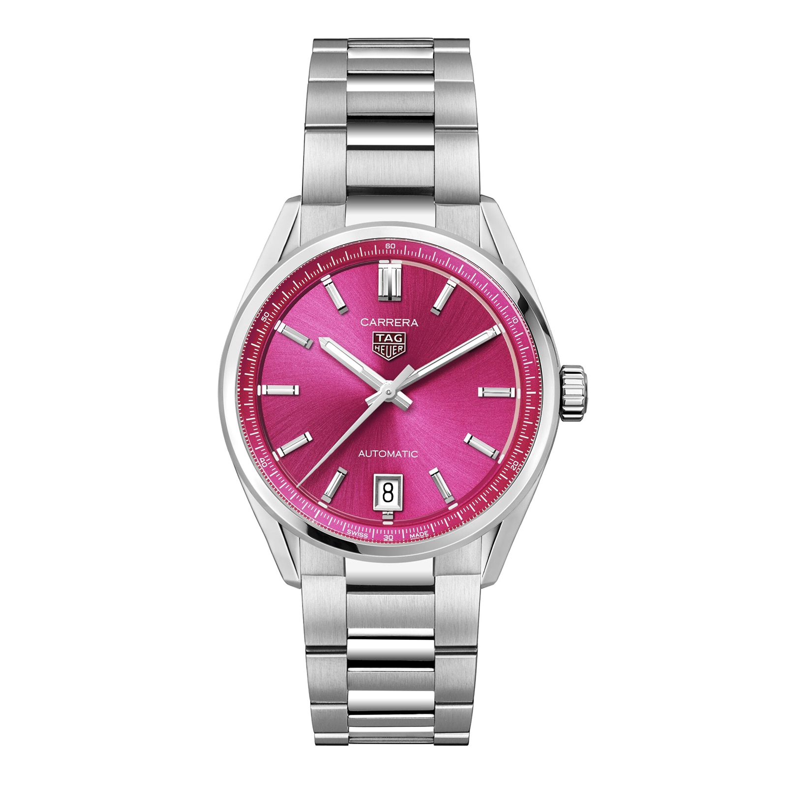 Carrera Date 36mm Unisex Watch Pink Carrera Date 36mm Unisex Watch Pink image