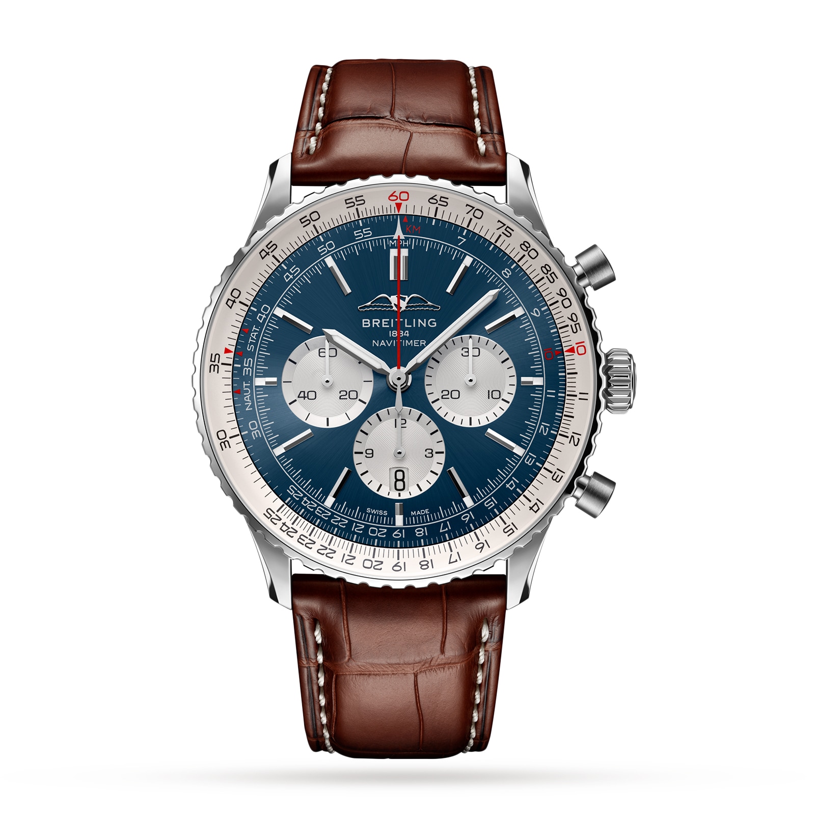 Navitimer B01 Chronograph 46 Stainless Steel Watch Navitimer B01 Chronograph 46 Stainless Steel Watch image