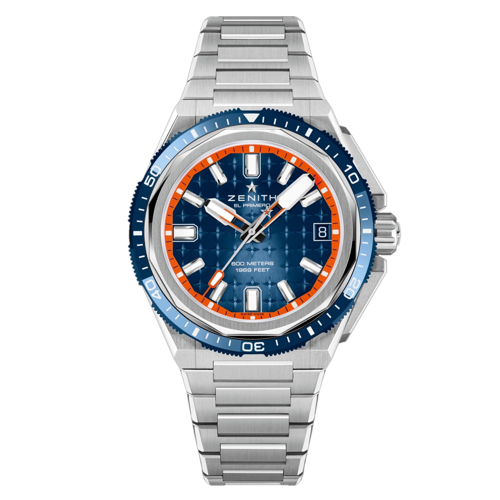 Defy Extreme Diver 42.5mm Mens Watch Blue Interchangeable Strap Defy Extreme Diver 42.5mm Mens Watch Blue Interchangeable Strap image