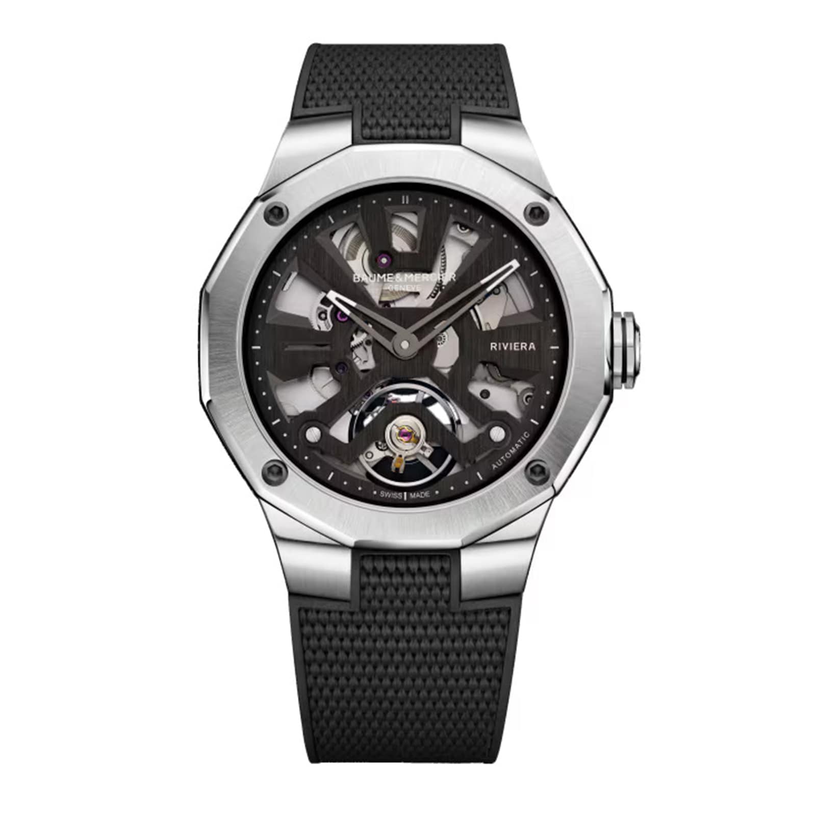 Riviera Skeleton Automatic 42mm Mens Watch Black image