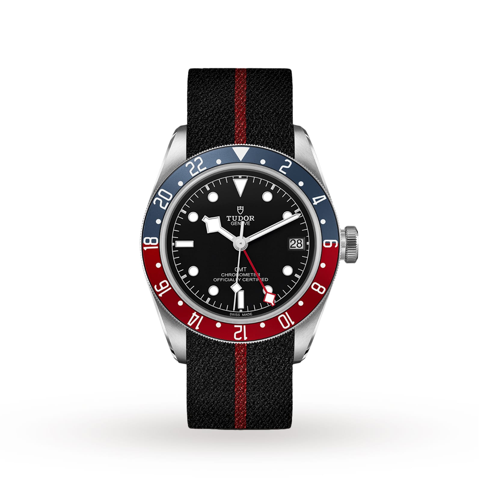 Tudor Black Bay GMT 41mm Steel Case Fabric Strap