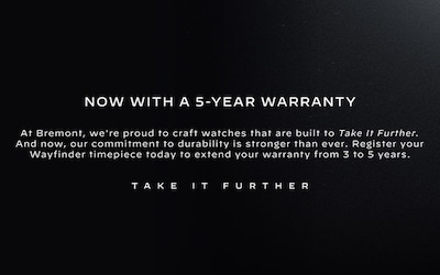Bremont Watches now with a 5-year warranty.  image