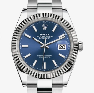 Rolex Datejust Oyster, 41 mm in Oystersteel and white gold image