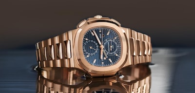 image showing a patek philippe nautilus watch in bronze image