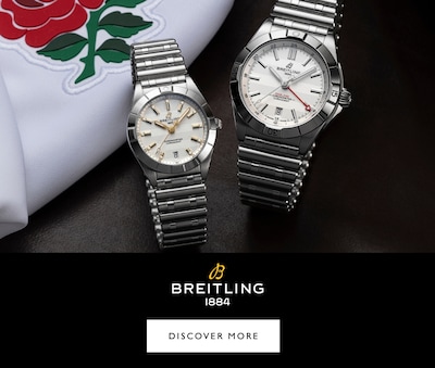 Breitling Chronomat 32 Six Nations Mens &amp; Ladies Watch image with Breitling Logo and Text Discover More image