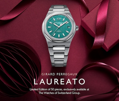 Girard Perregaux Laureato. Exclusively available to The Watches of Switzerland Group image