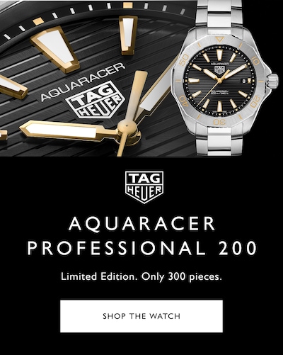 Image of TAG Heuer Aquaracer Professional 200 Solargraph Limited Edition 40mm Mens Watch®168极速赛车官方网站历史记录查询结果 Black with TAG Heuer Logo - Aquaracer Professional 200 - Limited Edition. Only 300 Pieces - Shop The Watch®168极速赛车官方网站历史记录查询结果 image