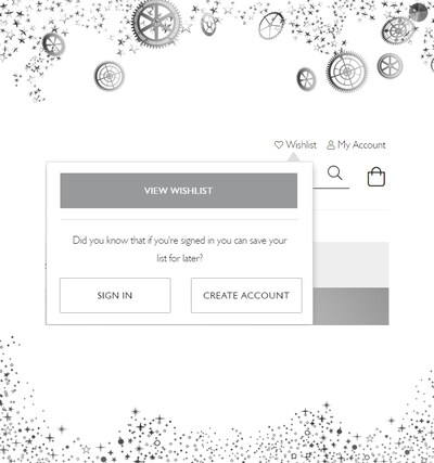 View your wishlist image